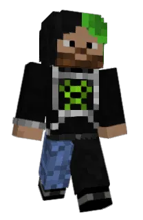 Front of Niepiesek's skin