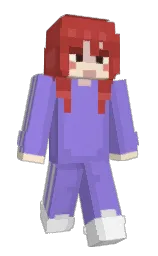 medium purple and moody blue Minecraft skin — Slim model — first worn by sols_