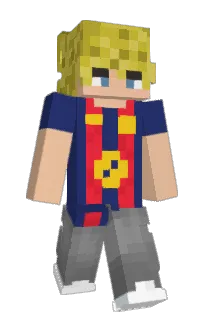 Front of Joninel's skin