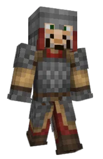Front of Bihorn's skin