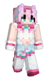 pink lace and karry Minecraft skin — Slim model — first worn by suawa
