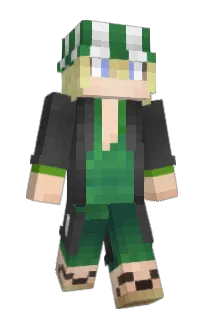 Front of Blaine's skin