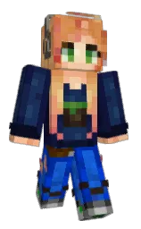 PlnkPandaa's Minecraft skin wearing the Vanilla cape