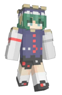 Front of HinanawiTenko's skin