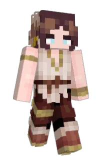 Front of Rosepown's skin
