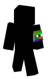 black and christi Minecraft skin — Classic model