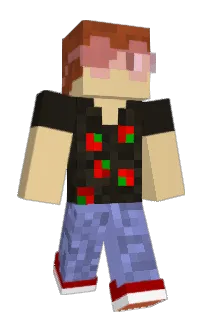 Front of Allistear's skin