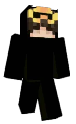 nero and black Minecraft skin — Classic model