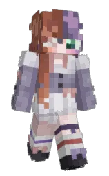 mischka and topaz Minecraft skin — Slim model — first worn by fae_gilded