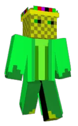 forest green and malachite Minecraft skin — Classic model — first worn by KingCob7