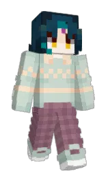 Sayoriee's Minecraft skin wearing the Cherry Blossom cape