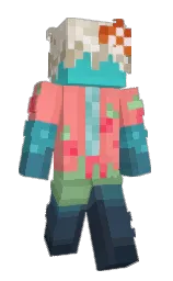 geraldine and pickled bluewood Minecraft skin — Slim model