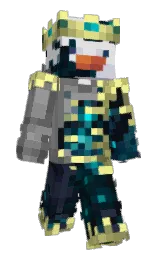 mercury and black pearl Minecraft skin — Slim model