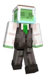 white and zeus Minecraft skin — Classic model — first worn by Mrorangebean