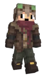 TreeTopGaming's Minecraft skin wearing the Pan cape