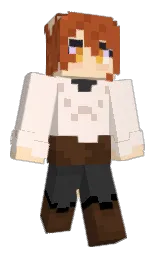 seashell peach and tuscany Minecraft skin — Classic model — first worn by Rosaliee_