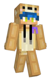 Front of Mystook's skin