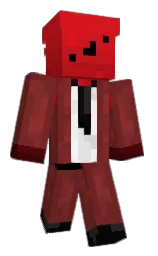 crown of thorns and crimson Minecraft skin — Classic model