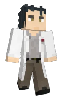 Front of knifethrower's skin