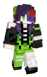 black and mine shaft Minecraft skin — Slim model