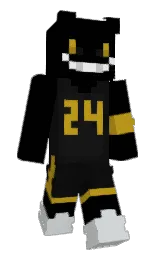 blacko's Minecraft skin wearing the Pan cape