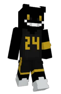 Front of Sagga's skin
