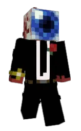 DrivableEye54's Minecraft skin wearing the Migrator cape