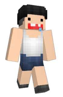 Front of Minecraft skin