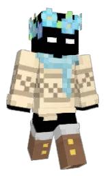 black and sandy beach Minecraft skin — Classic model