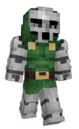 black and silver chalice Minecraft skin — Classic model — first worn by MKTgamer