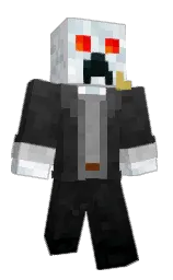 mine shaft and black Minecraft skin — Classic model — first worn by ybi76