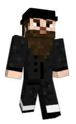 cod gray and black Minecraft skin — Classic model — first worn by Coopercat2011