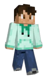 Jackamyerson's Minecraft skin wearing the Hero cape