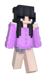 cinderella and heliotrope Minecraft skin — Slim model