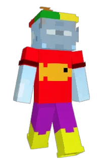 Front of Dequaz's skin
