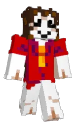 white and cedar Minecraft skin — Classic model — first worn by doveyuko