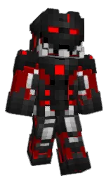 maroon and red Minecraft skin — Classic model