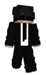 cod gray and black Minecraft skin — Slim model