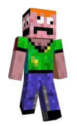 Player1's Minecraft skin wearing the Migrator cape