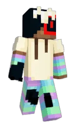 half dutch white and astra Minecraft skin — Classic model — first worn by MoonliteStar7