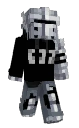 lHamza's Minecraft skin wearing the Mojang Office cape