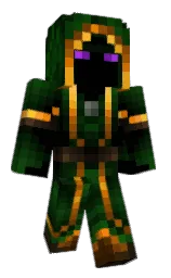 Glacoreon's Minecraft skin wearing the Migrator cape