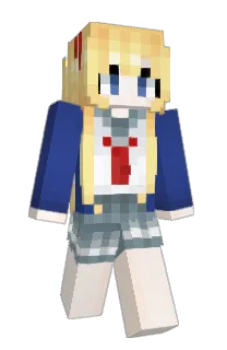 Front of pls's skin