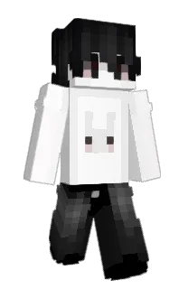 Front of paiined's skin