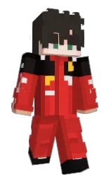 persian red and tall poppy Minecraft skin — Slim model — first worn by abcdefg7