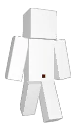 black white and white Minecraft skin — Slim model — first worn by TeenNote4758099