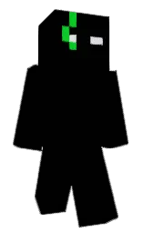 black and malachite Minecraft skin — Classic model