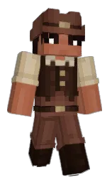 quincy and coffee bean Minecraft skin — Classic model — first worn by weputlovefirst