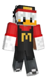 white and mine shaft Minecraft skin — Classic model