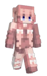 bazaar and mandys pink Minecraft skin — Slim model